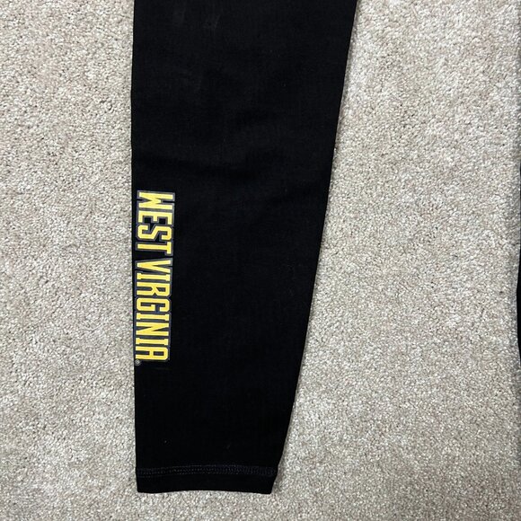 Pro Standard Womens M Black West Virginia Mountaineers Football Leggings NWT - Picture 5 of 8